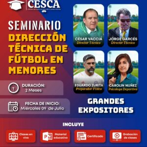 Curso De Dirección Técnica En El Fútbol