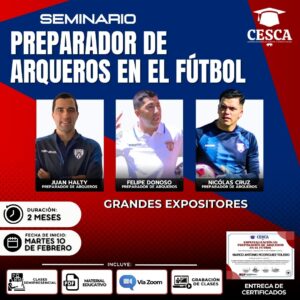 CURSO DE PREPARACIÓN DE ARQUEROS EN EL FÚTBOL