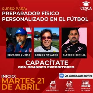 CURSO DE PREPARACIÓN FÍSICA PERSONALIZADA PARA FUTBOLISTAS